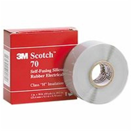 PINPOINT Abrasive  Scotch Self-Fusing Silicone Rubber Electrical Tape1 in. x 30 ft.Sky Blue Gray PI447670